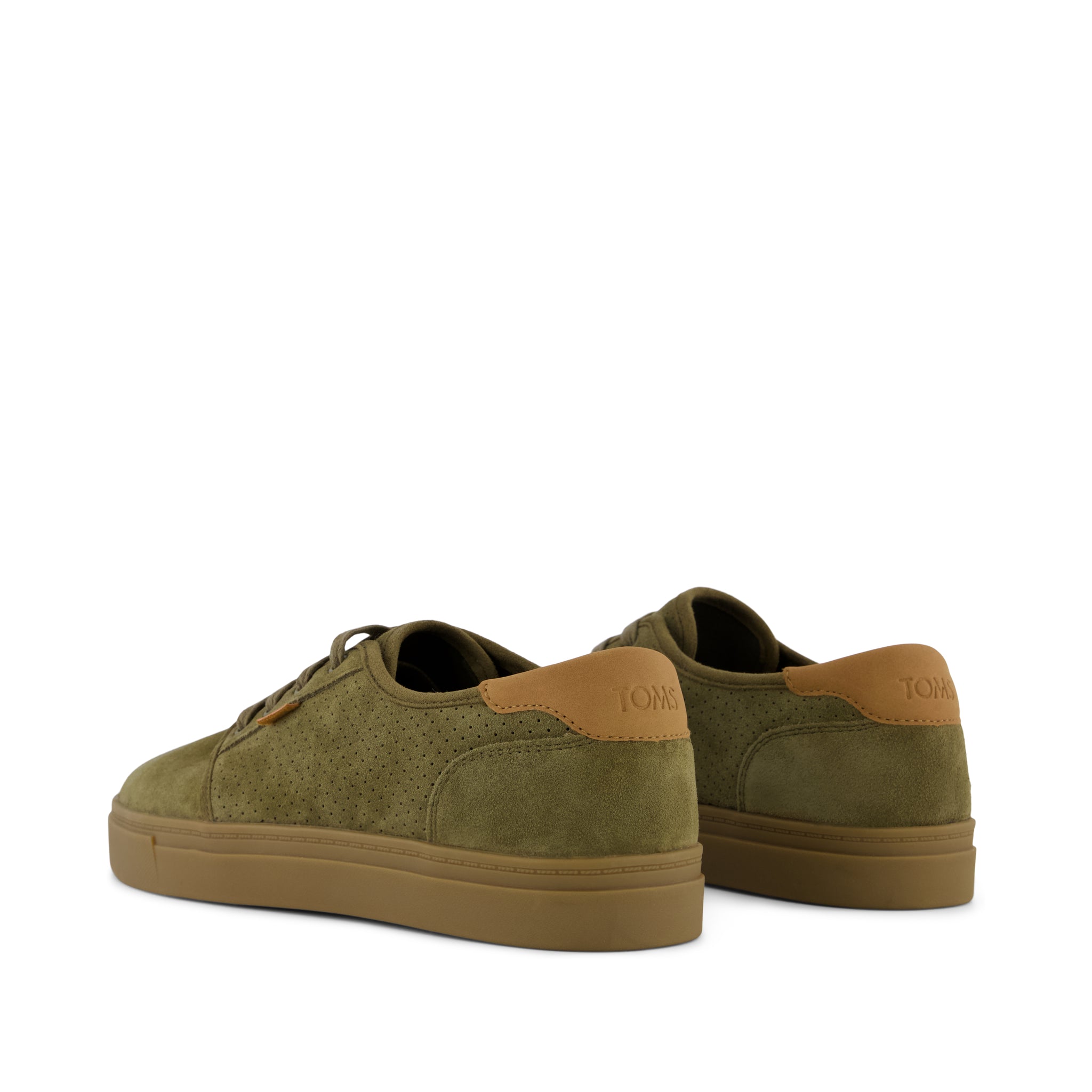 Carlo 2.0 Lace-Up Sneaker Military Olive Perforated Suede