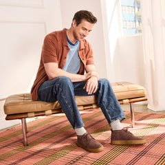 Carlo Mid Terrain 2.0 Sneaker Water Resistant Oak Brown Leather