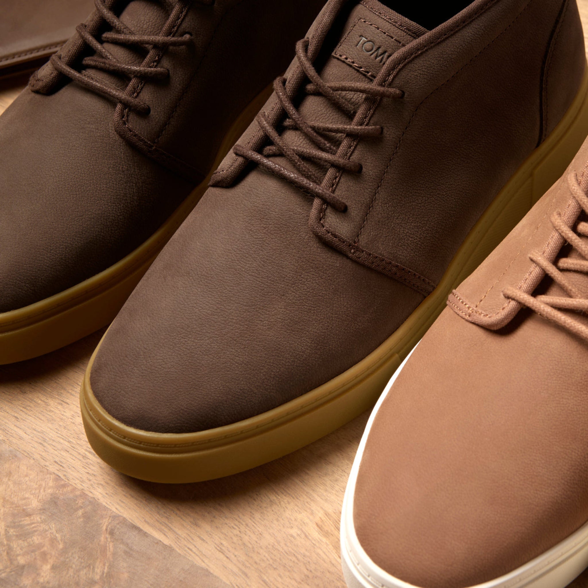 Carlo Mid Terrain 2.0 Sneaker Water Resistant Oak Brown Leather