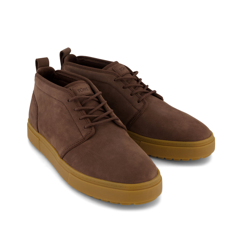 Carlo Mid Terrain 2.0 Sneaker Water Resistant Oak Brown Leather