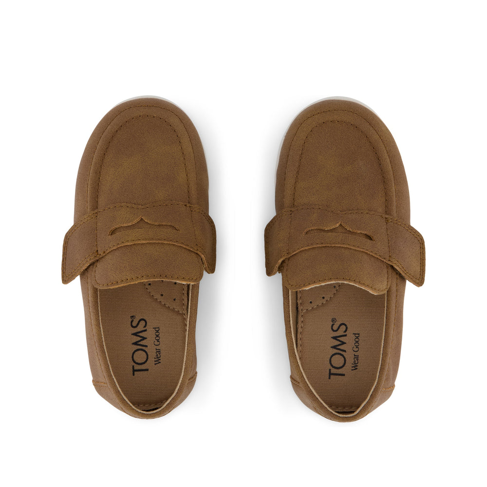 Oliver Toddler Loafer Toffee Microsuede