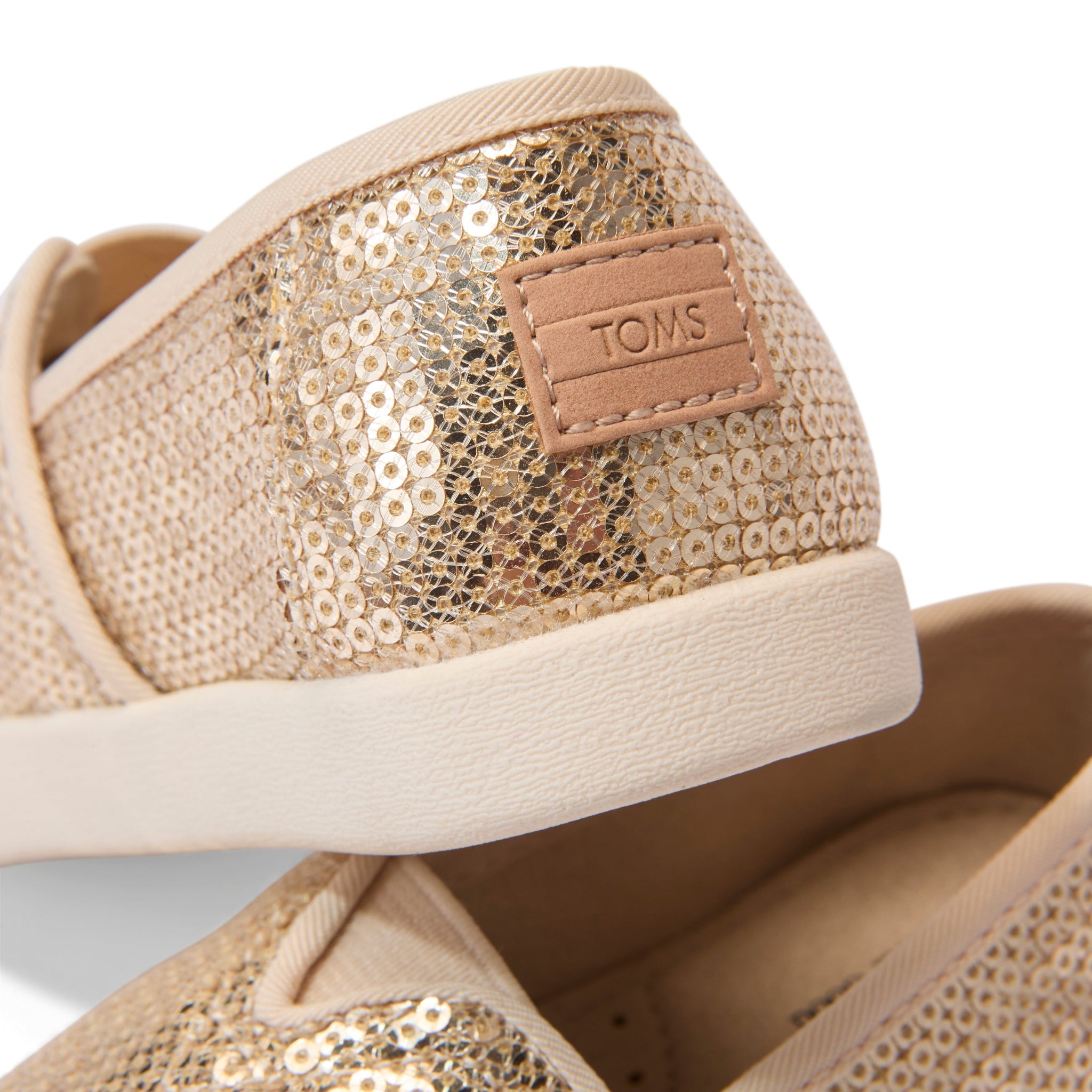 Toddler Shoe Alpargata Classic Toddler Shoe Champagne Mini Sequins