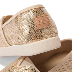 Toddler Shoe Alpargata Classic Toddler Shoe Champagne Mini Sequins
