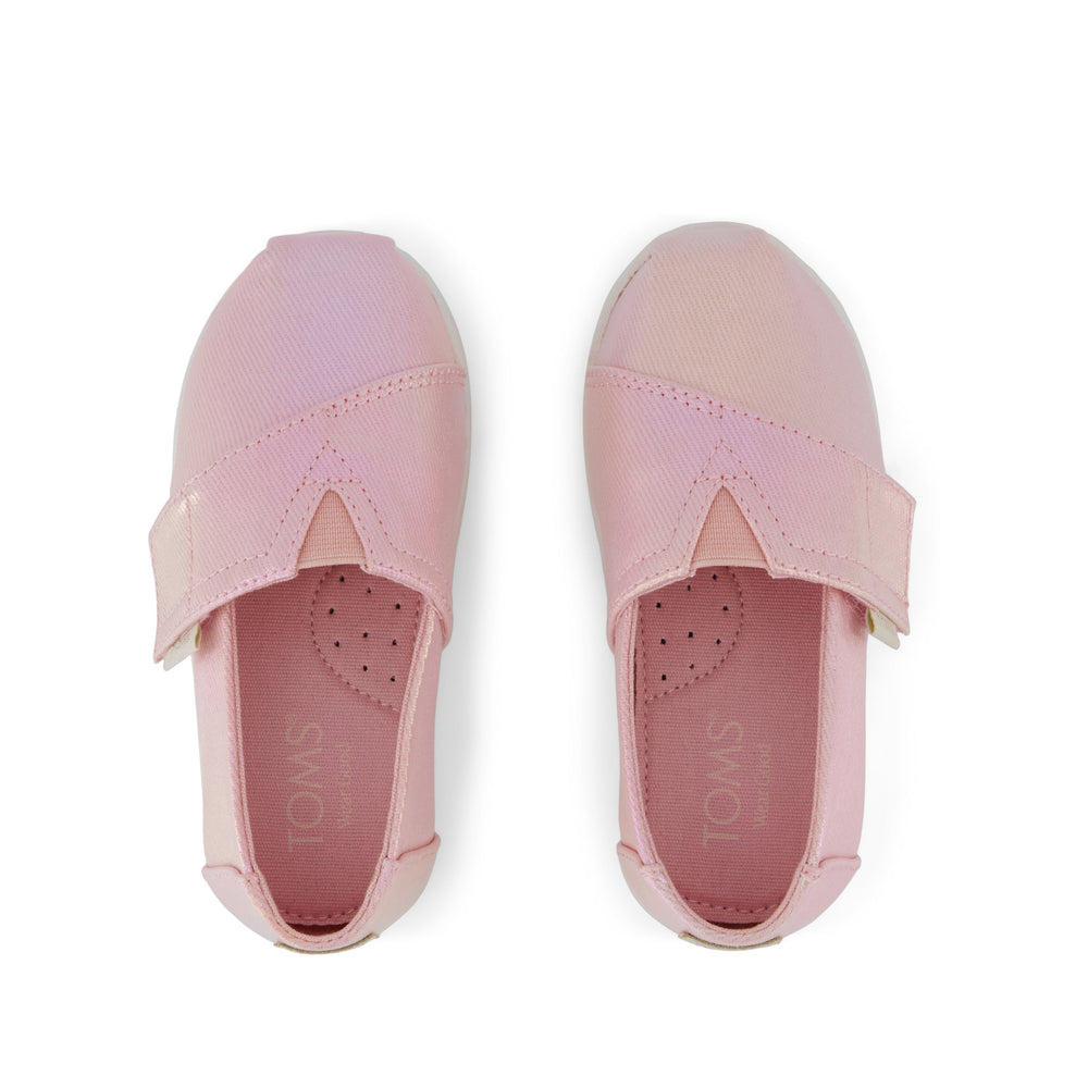 Toddler Shoe Alpargata Classic Toddler Shoe Pink Quartz Iridescent Twill