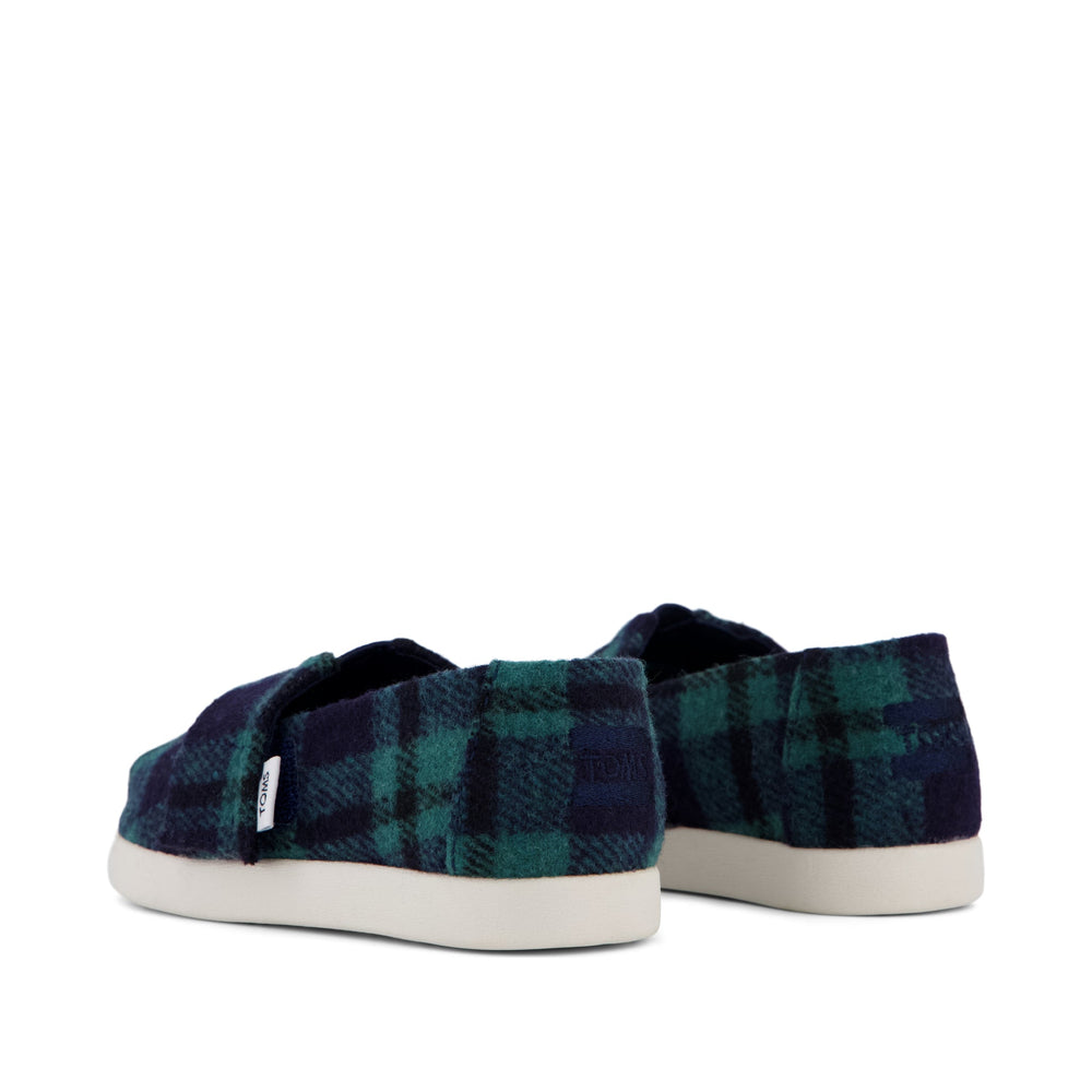 Alpargata Classic Toddler Shoe Navy Plaid