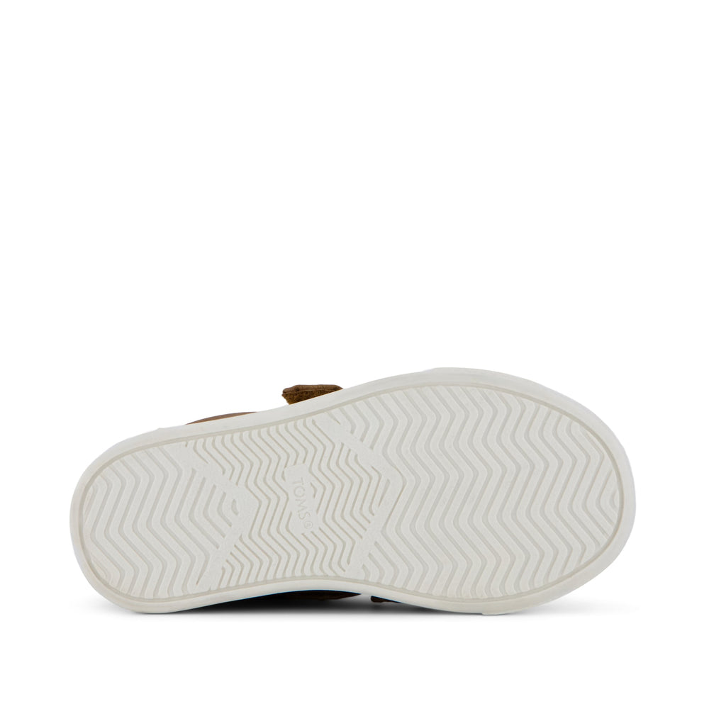 Toddler Shoe Cruz Double Strap Toddler Sneaker Toffee Microsuede