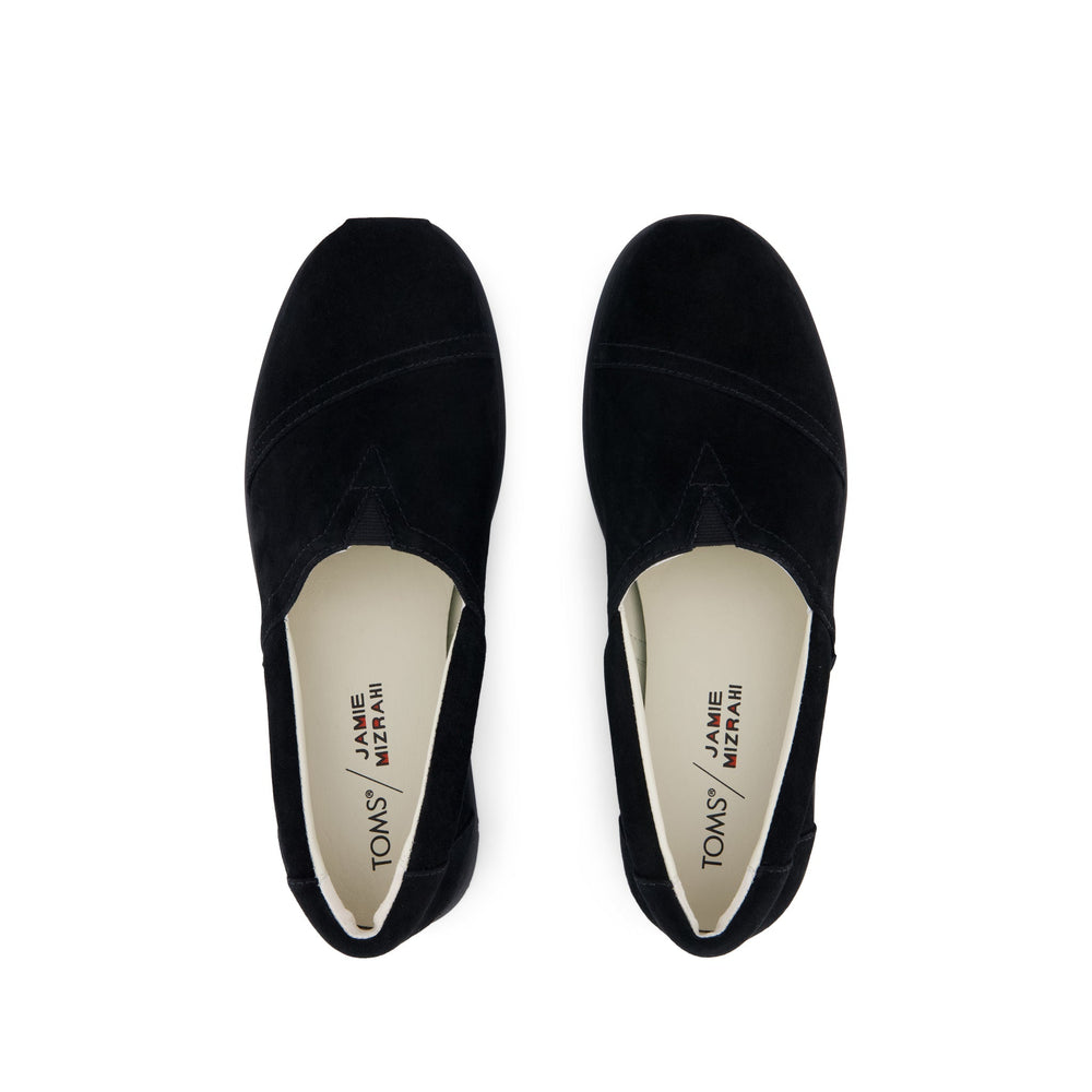TOMS x Jamie Mizrahi Alp FWD Water Repellent Black Suede