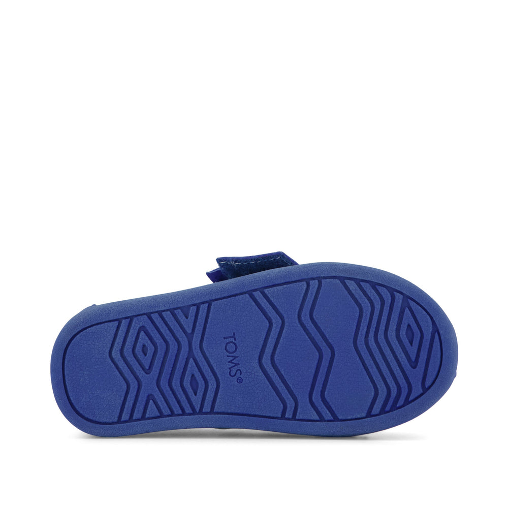 TOMS x Jamie Mizrahi Alpargata Classic Blue Suede Toddler  Shoe