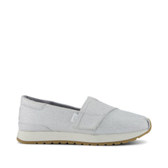 Resident Plus Kids Sneaker Silver Metallic Twill