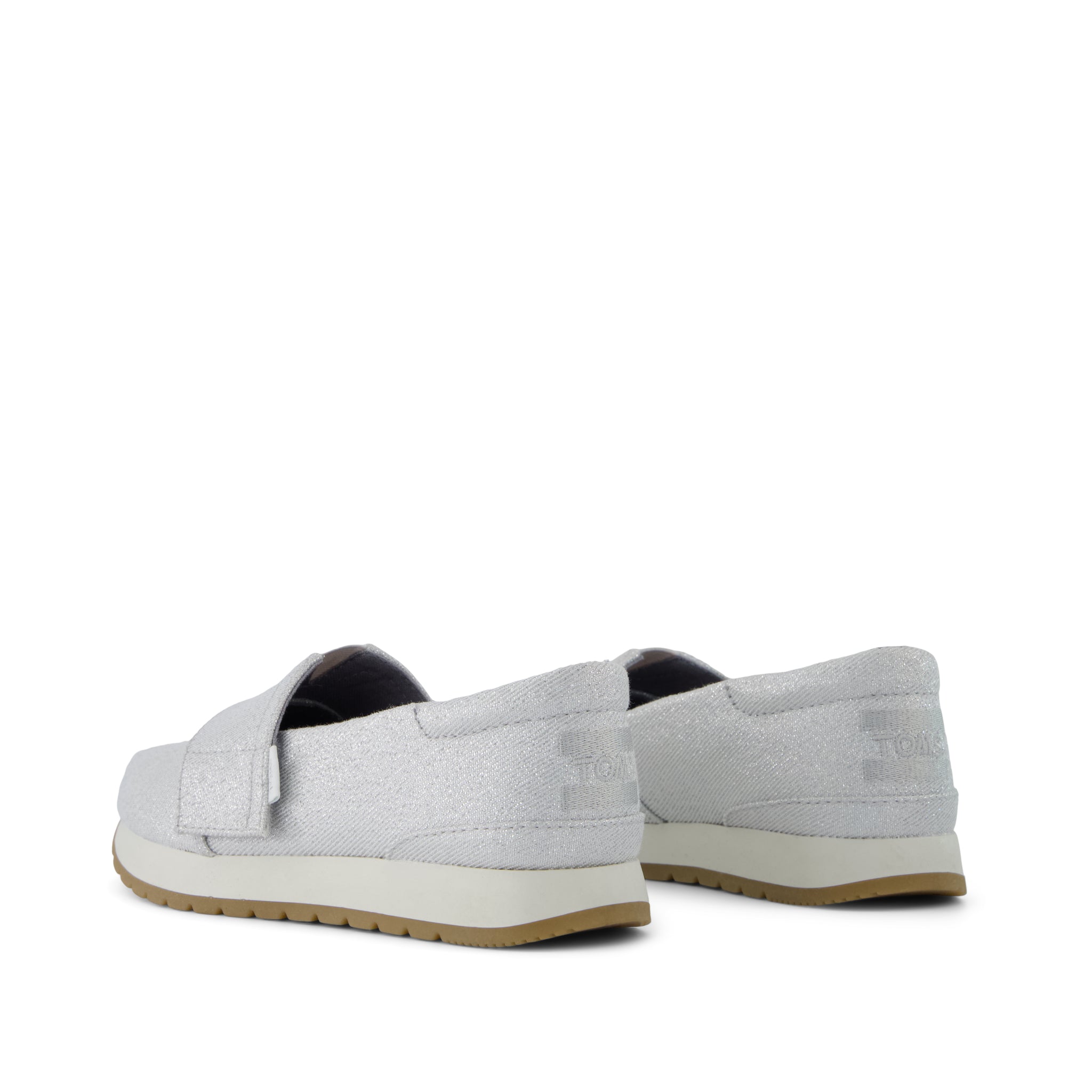 Resident Plus Kids Sneaker Silver Metallic Twill