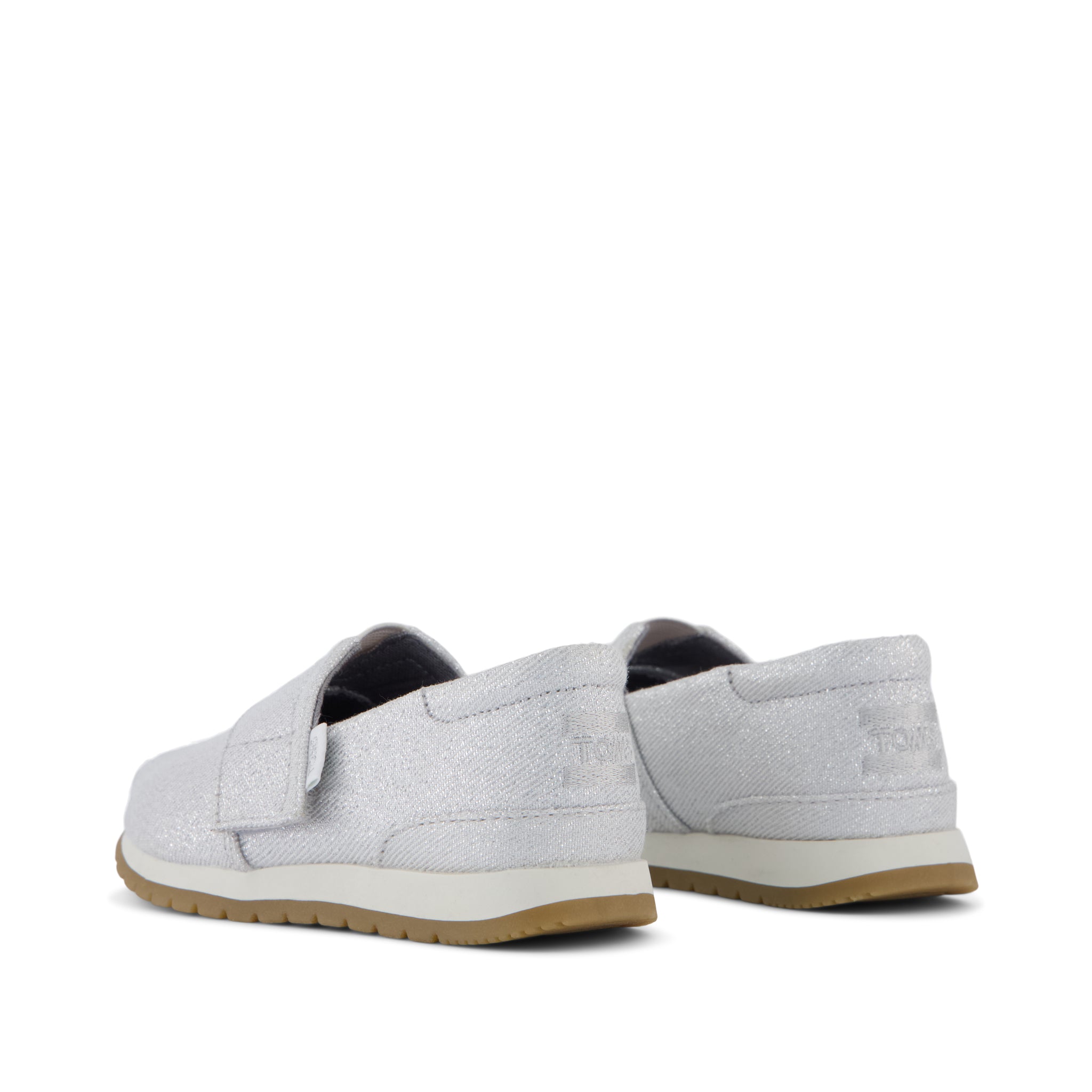Resident Plus Toddler Sneaker Silver Metallic Twill