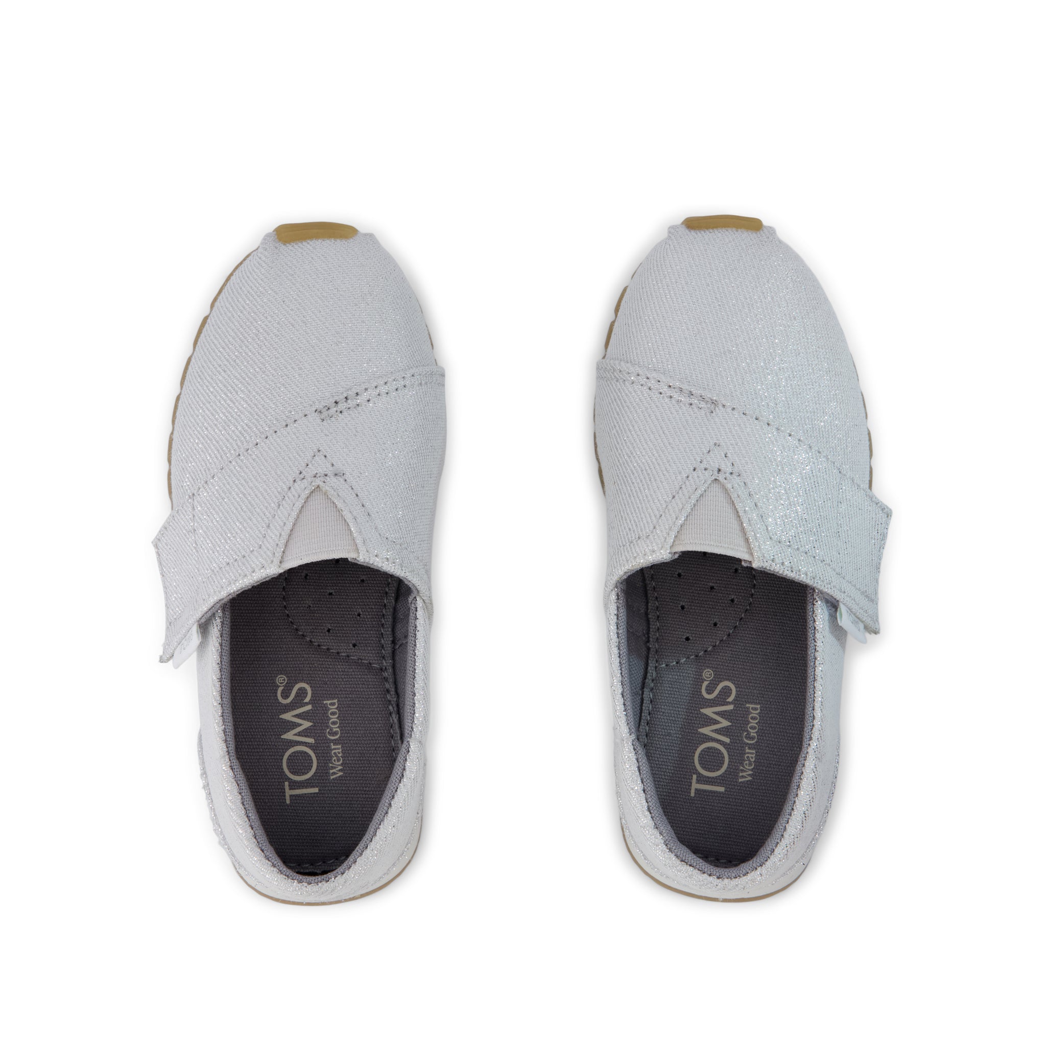 Resident Plus Toddler Sneaker Silver Metallic Twill