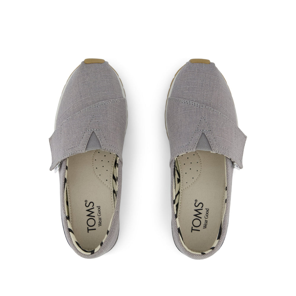 Resident Plus Kids Sneaker Drizzle Grey Heritage Canvas