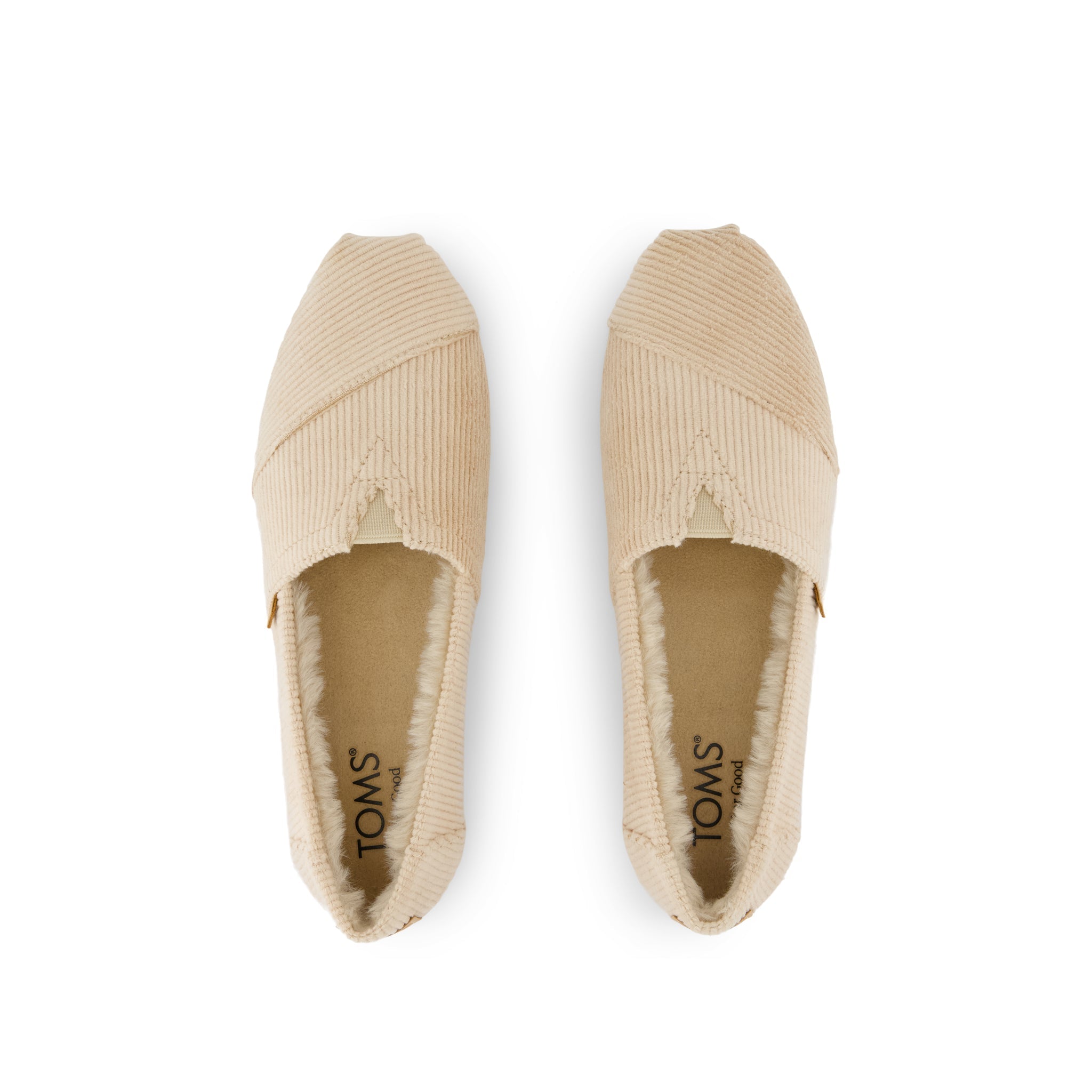 Alpargata Classic Oatmeal Velvet Faux Fur