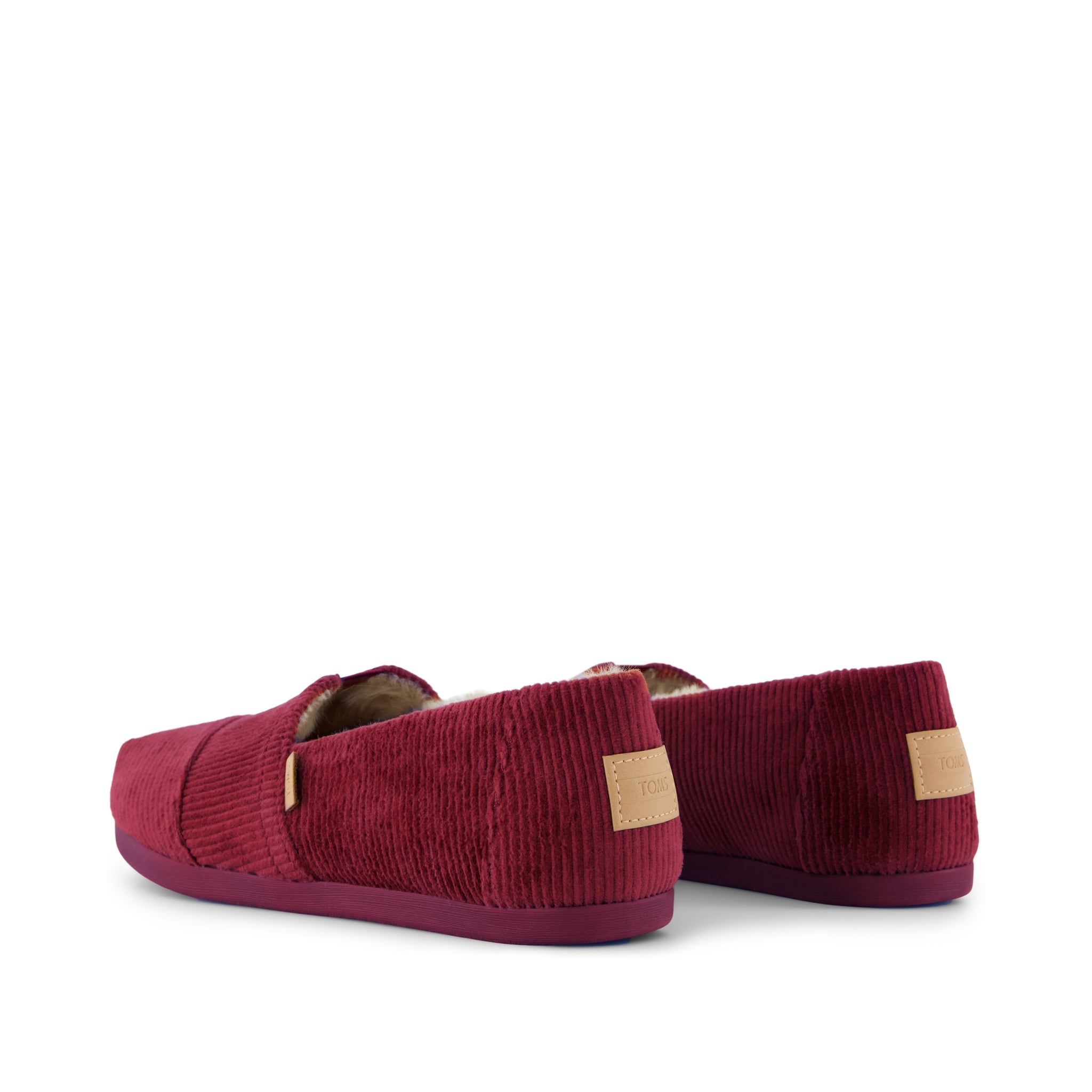 Alpargata Classic Maroon Velvet Faux Fur