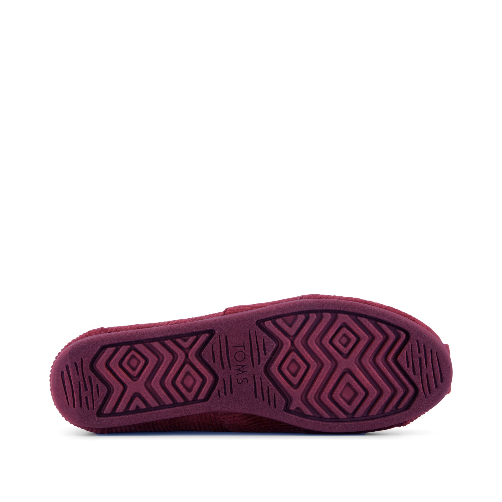 Alpargata Classic Maroon Velvet Faux Fur