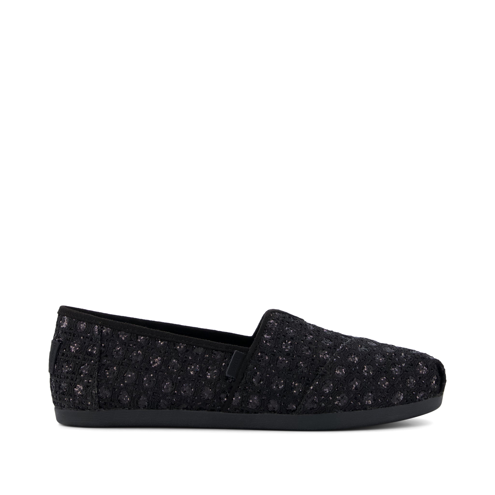 Alpargata Classic Black Geometric Sequins