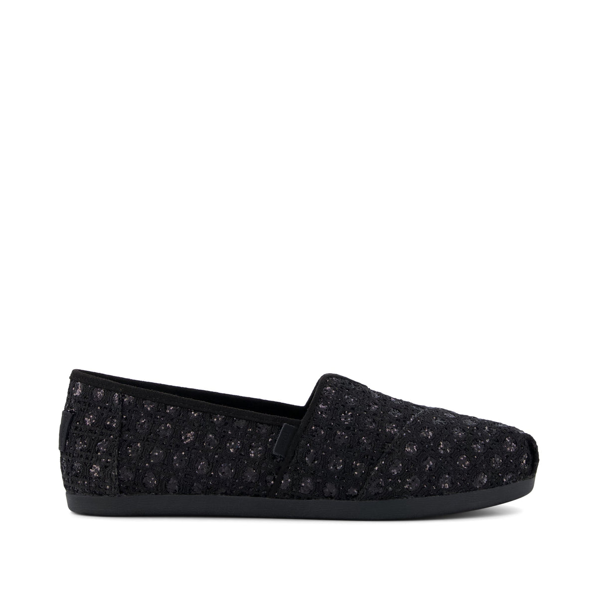 Alpargata Classic Black Geometric Sequins