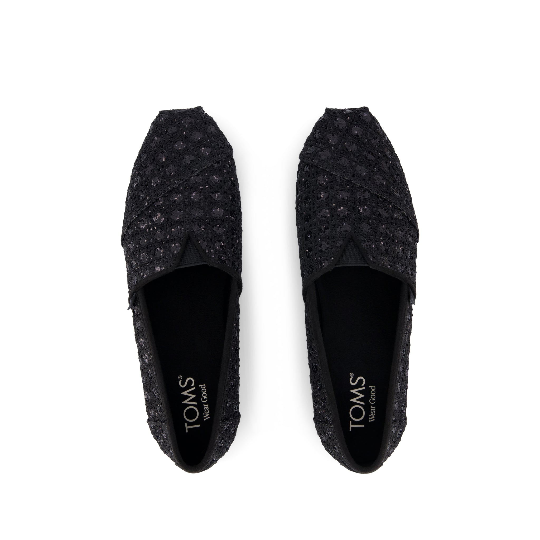 Alpargata Classic Black Geometric Sequins