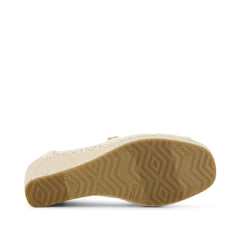 Essential Wedge Natural Moroccan Crochet