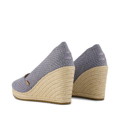 Essential Wedge Niagara Mist Chambray Dot