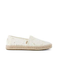 Alpargata Rope 2.0 Espadrille Egret Floral Crochet