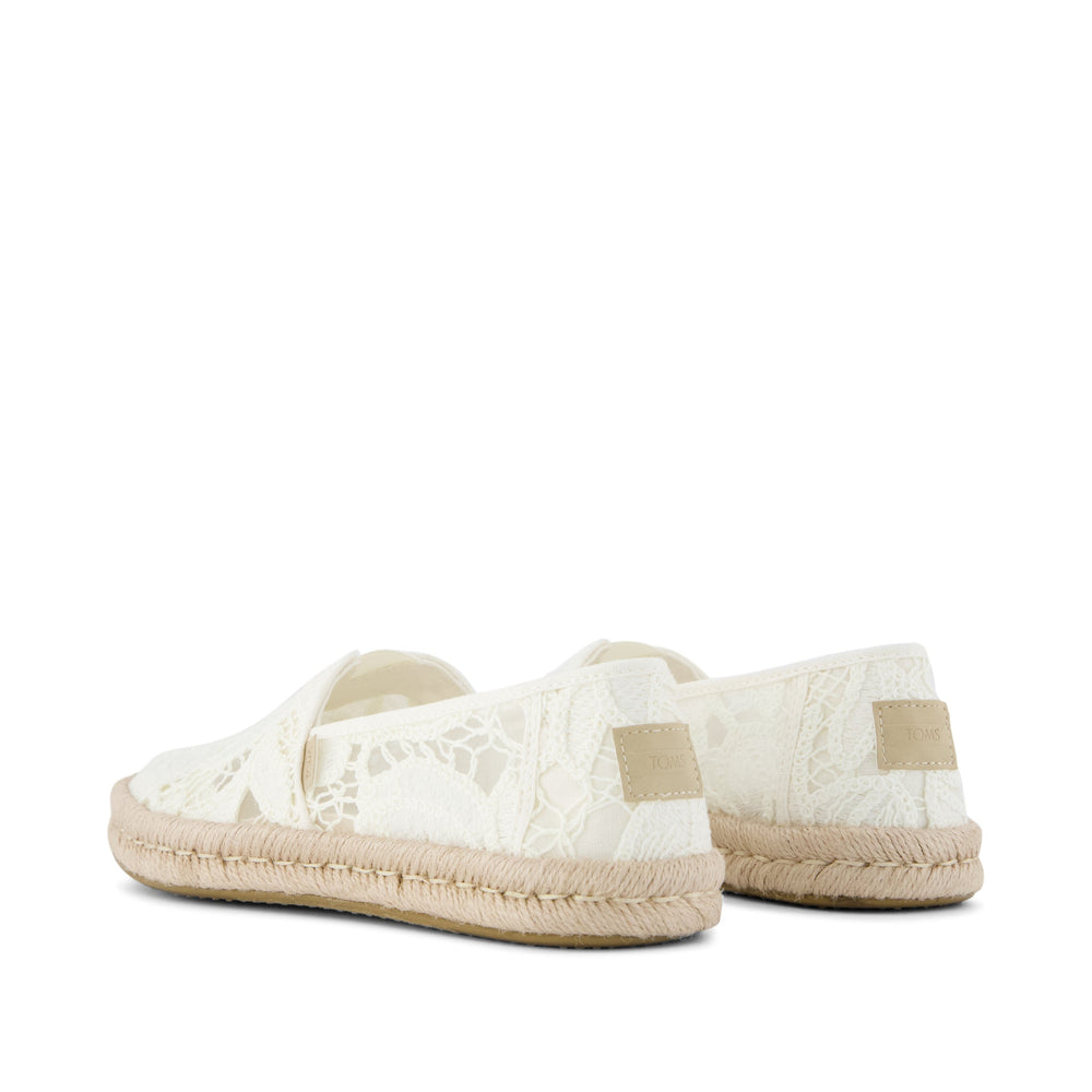 Alpargata Rope 2.0 Espadrille Egret Floral Crochet