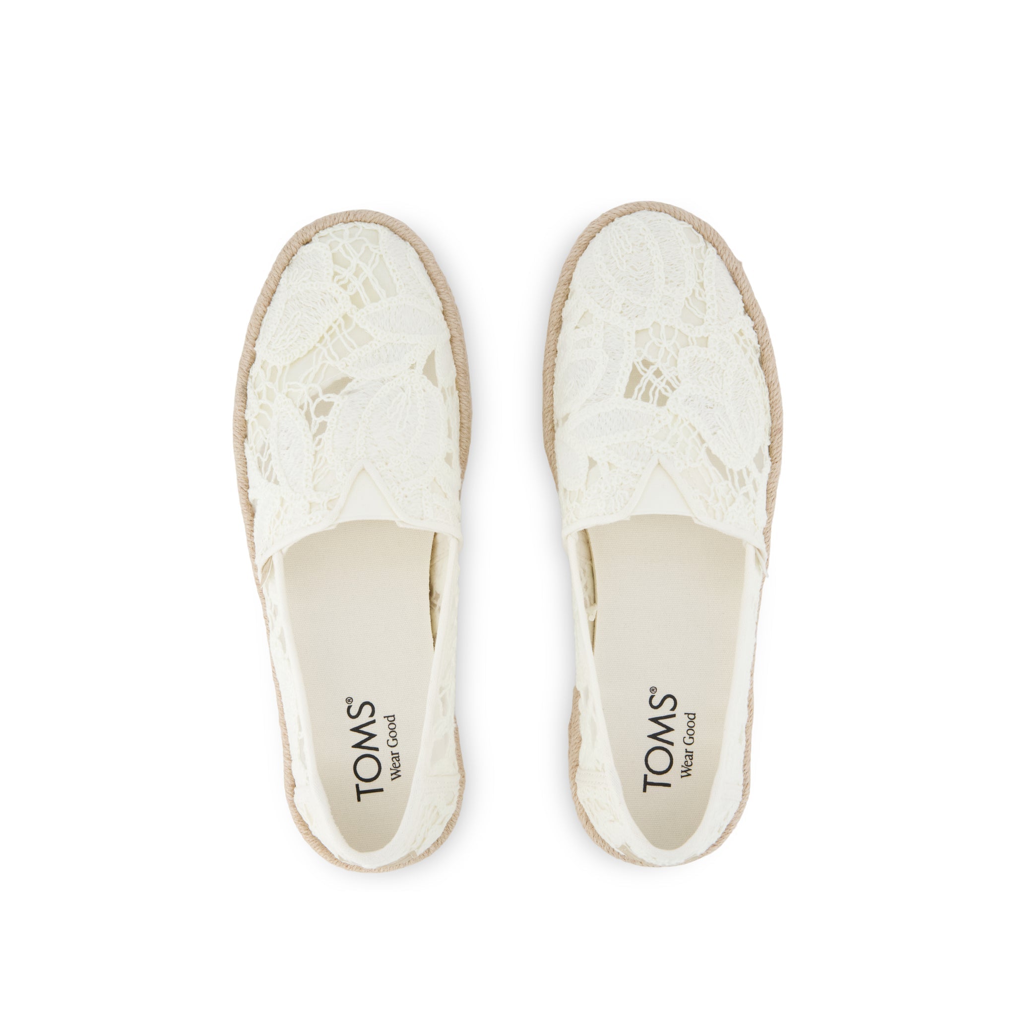 Alpargata Rope 2.0 Espadrille Egret Floral Crochet