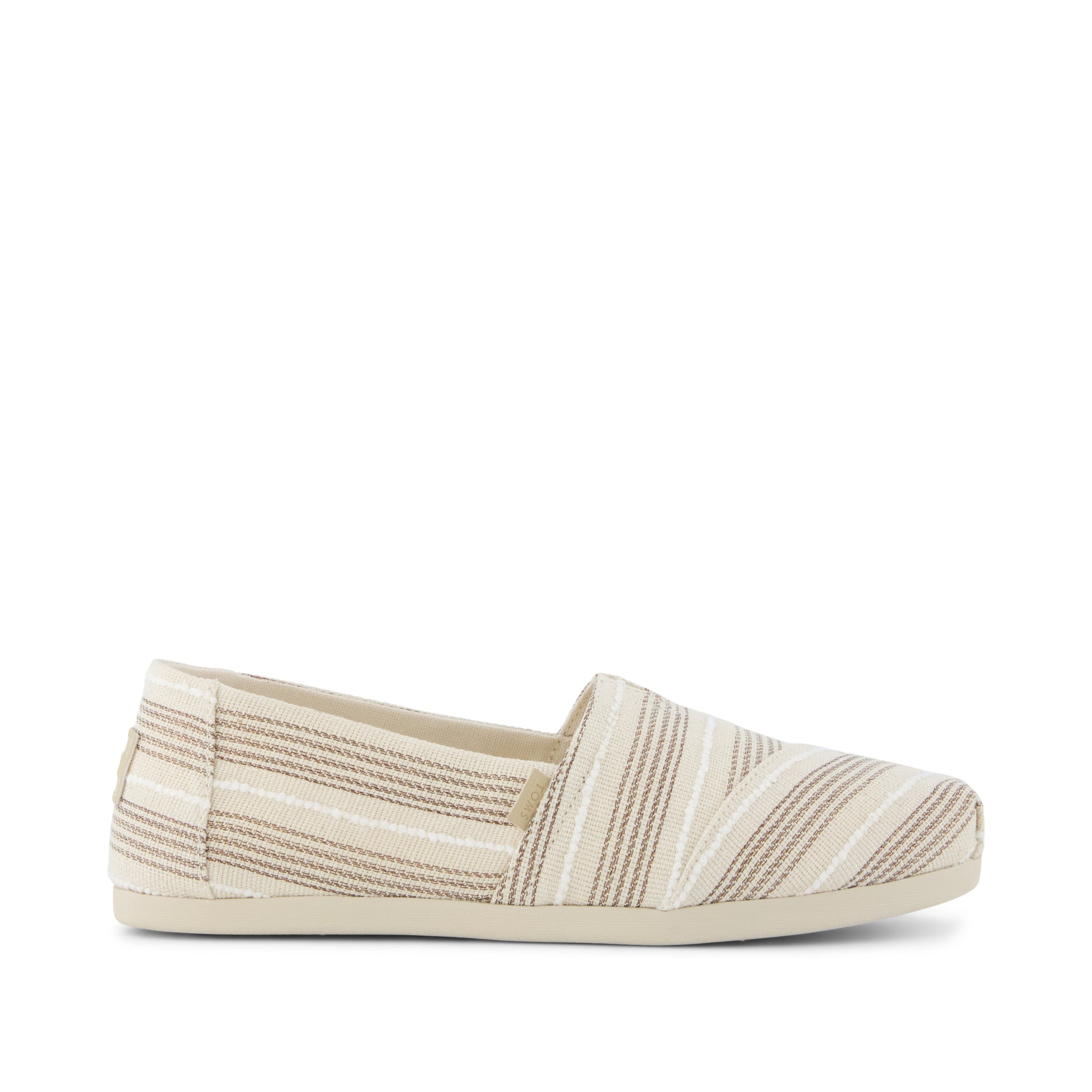 Alpargata Classic Natural Metallic Stripe
