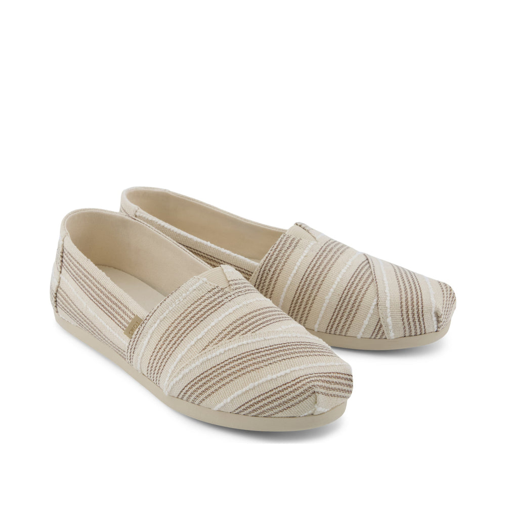 Alpargata Classic Natural Metallic Stripe