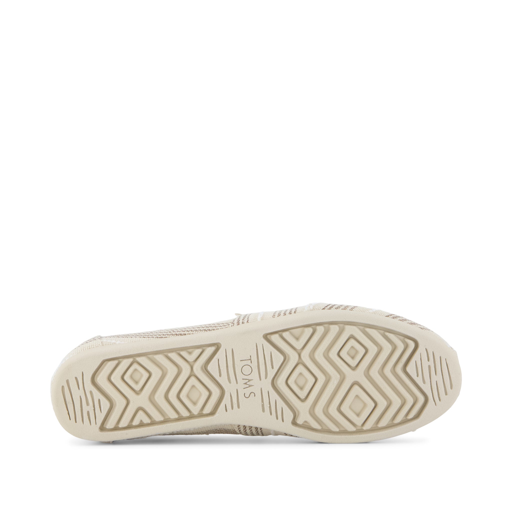 Alpargata Classic Natural Metallic Stripe