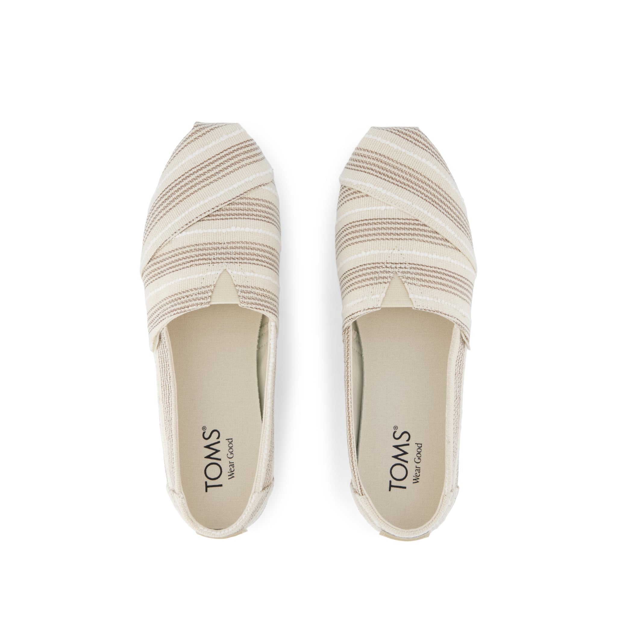 Alpargata Classic Natural Metallic Stripe