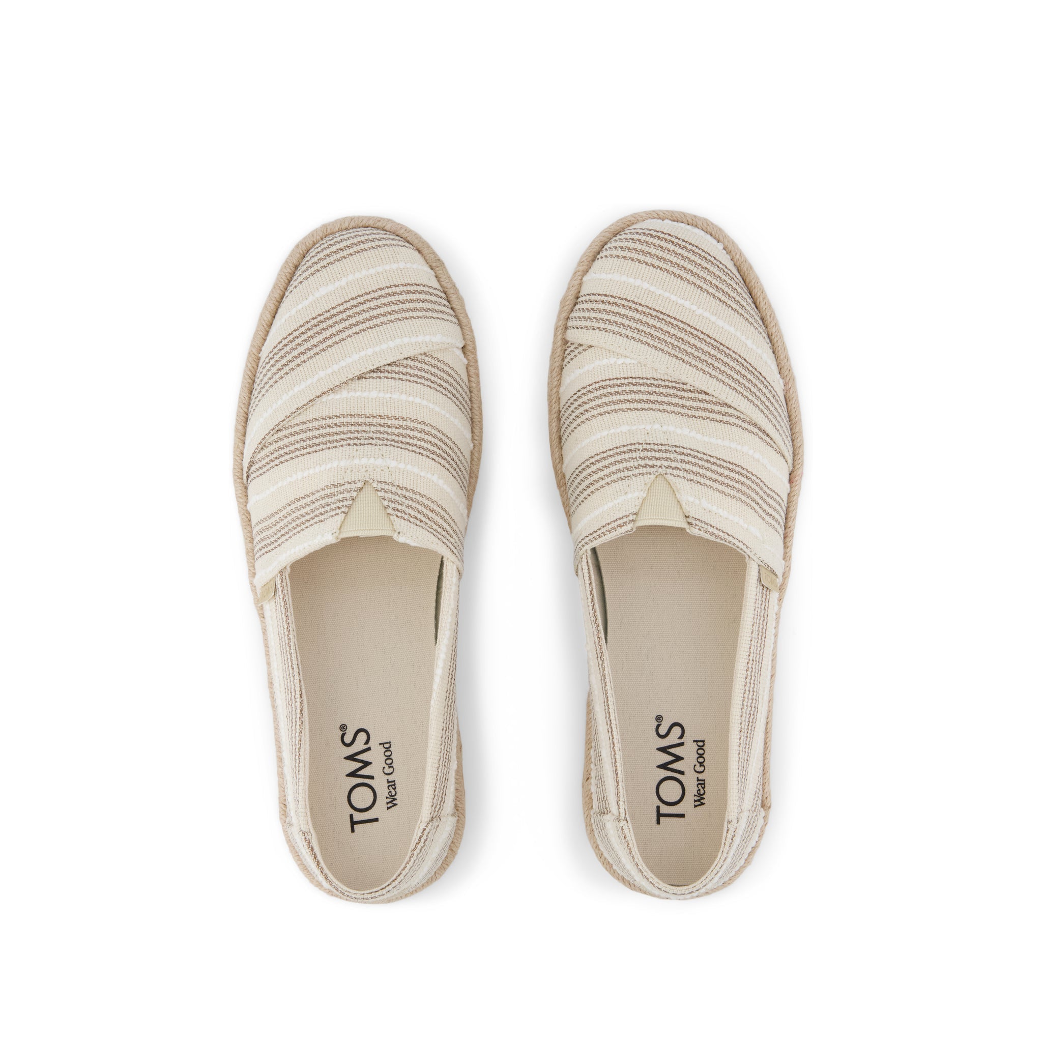 Alpargata Rope 2.0 Espadrille Natural Metallic Stripe