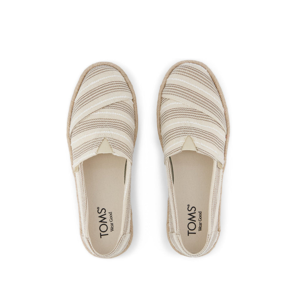 Alpargata Rope 2.0 Espadrille Natural Metallic Stripe