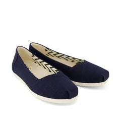 Alpargata Ballet Flat Navy Heritage Canvas
