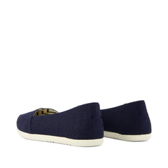 Alpargata Ballet Flat Navy Heritage Canvas