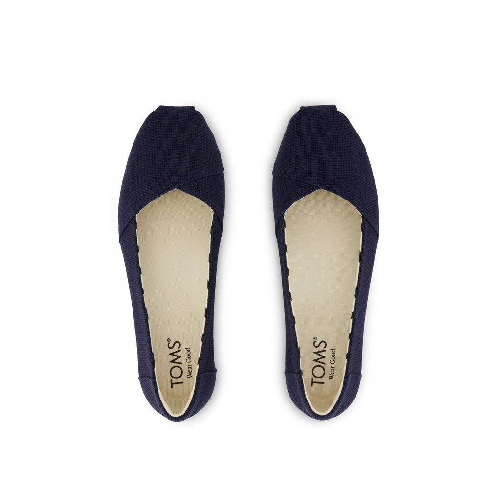Alpargata Ballet Flat Navy Heritage Canvas