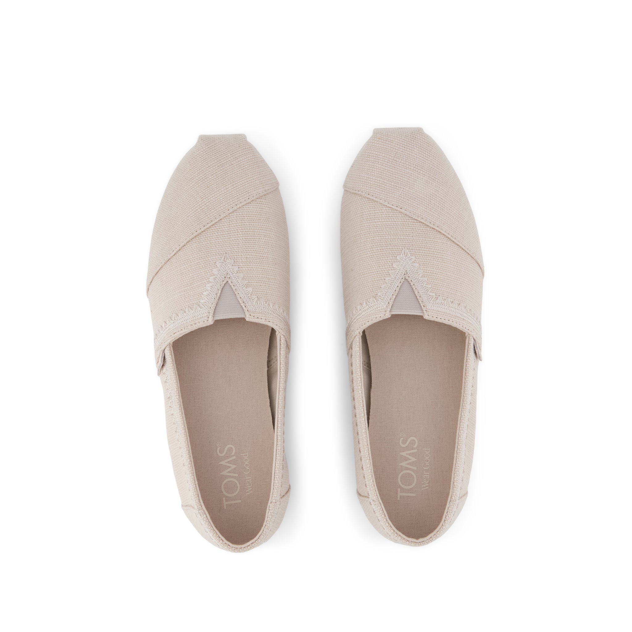 Alpargata Classic Taupe Embroidered Heritage Canvas
