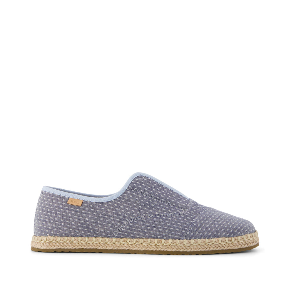 Palmera Plus Niagara Mist Chambray Dot