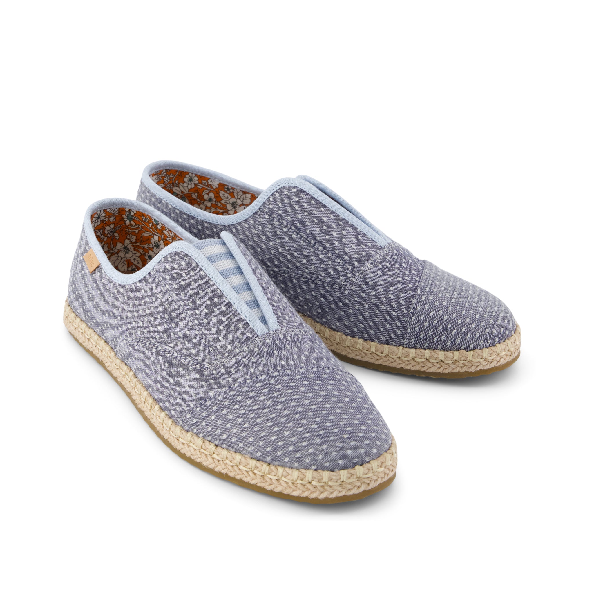 Palmera Plus Niagara Mist Chambray Dot