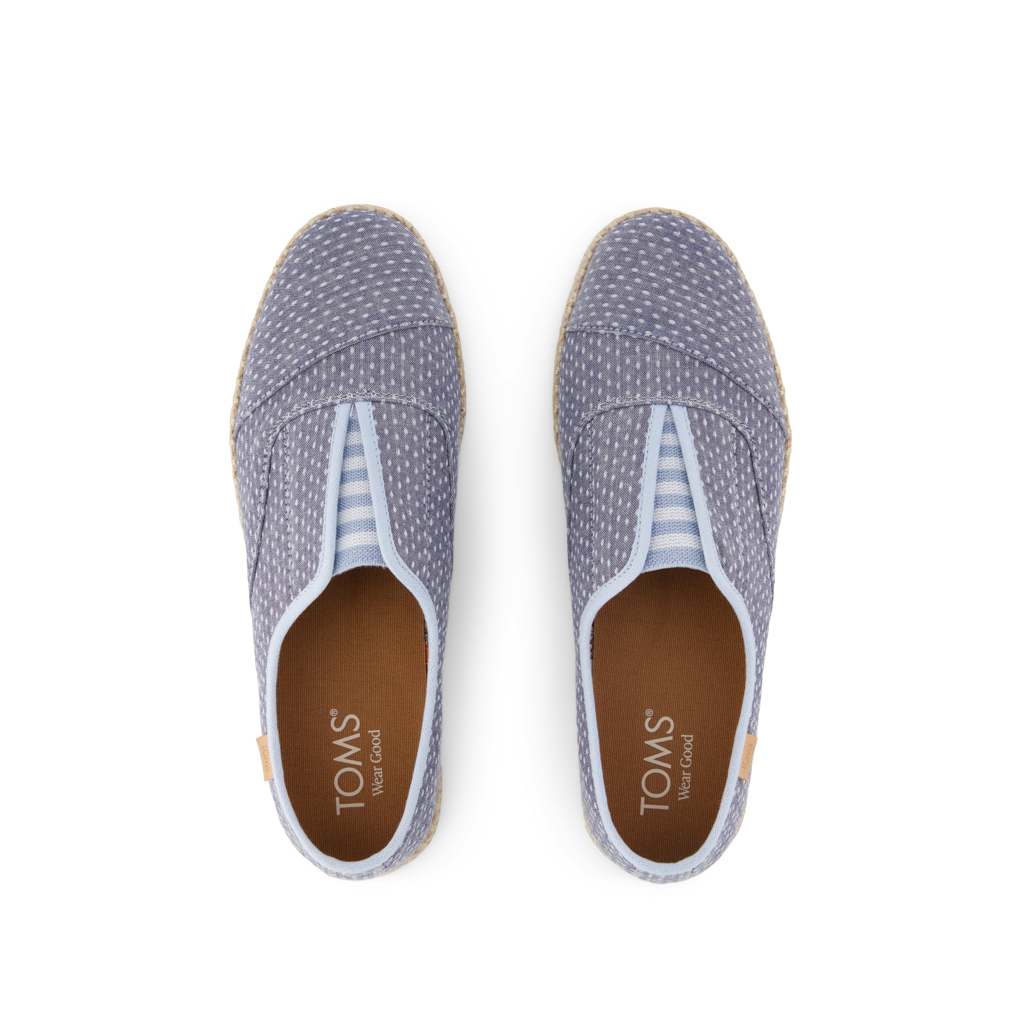 Palmera Plus Niagara Mist Chambray Dot