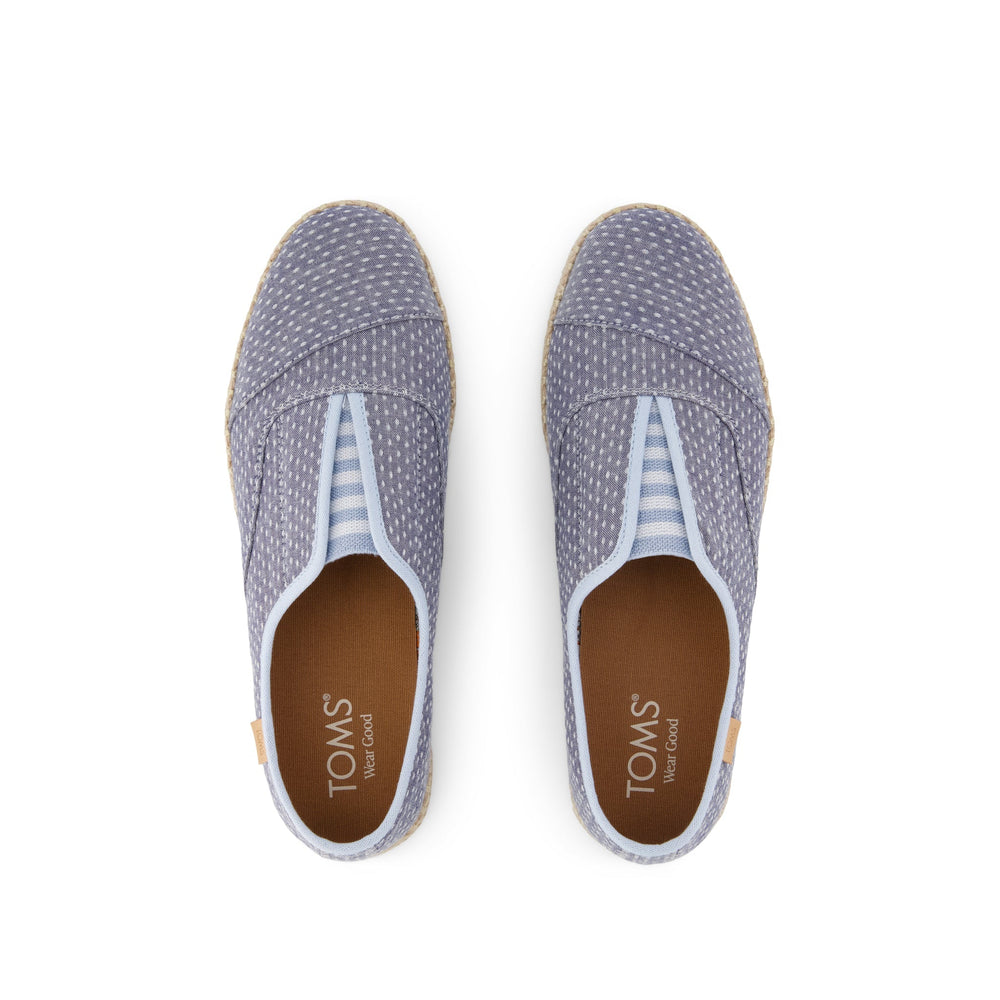 Palmera Plus Niagara Mist Chambray Dot