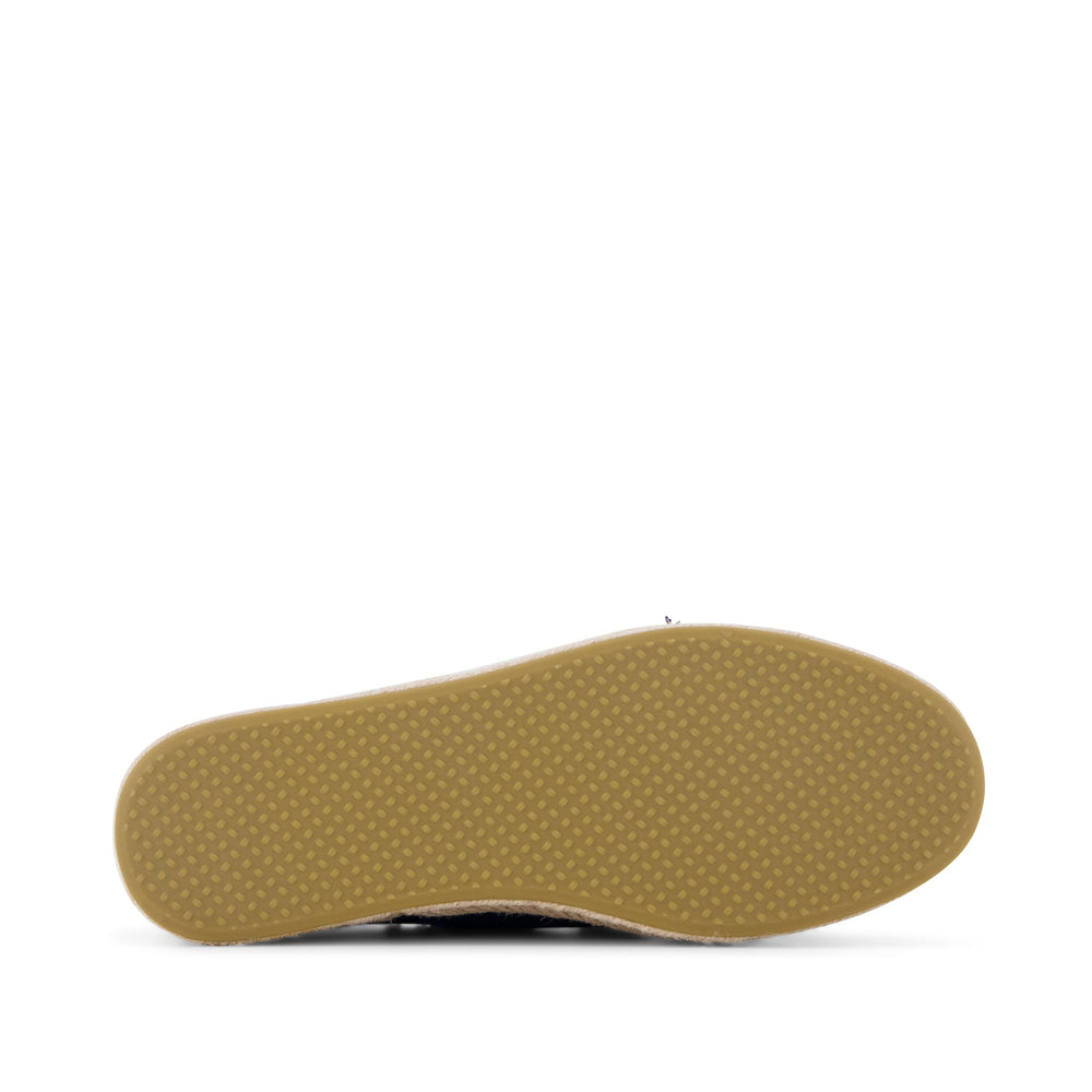 Carolina Lace-Up Espadrille Navy Fray