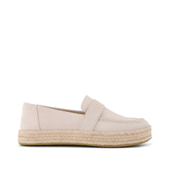 Blakely Loafer Espadrille Taupe Suede