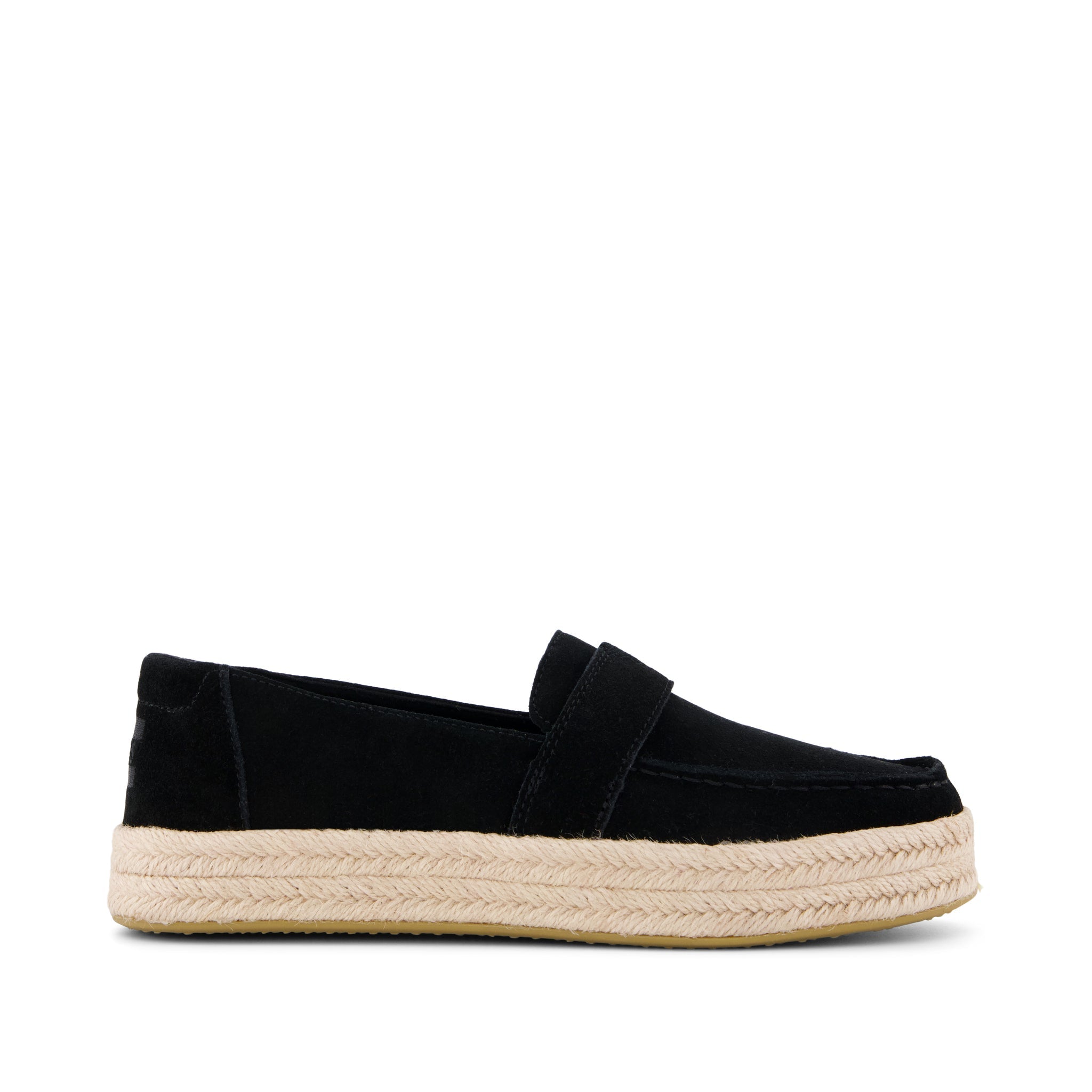 Blakely Loafer Espadrille Black Suede