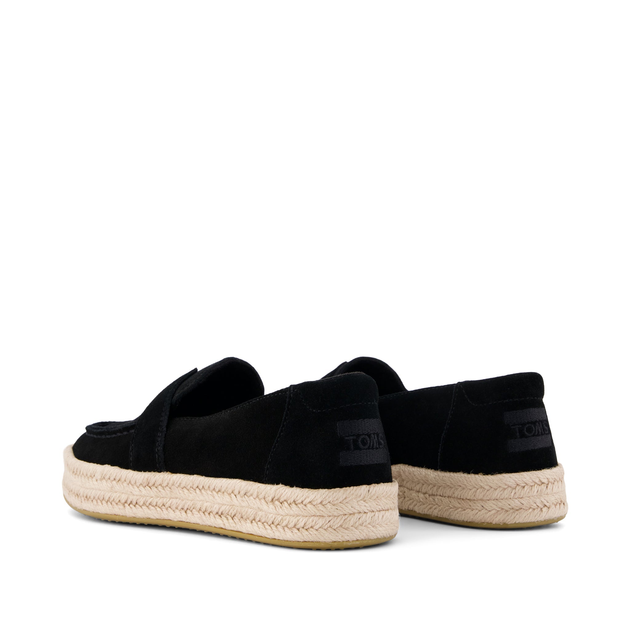 Blakely Loafer Espadrille Black Suede
