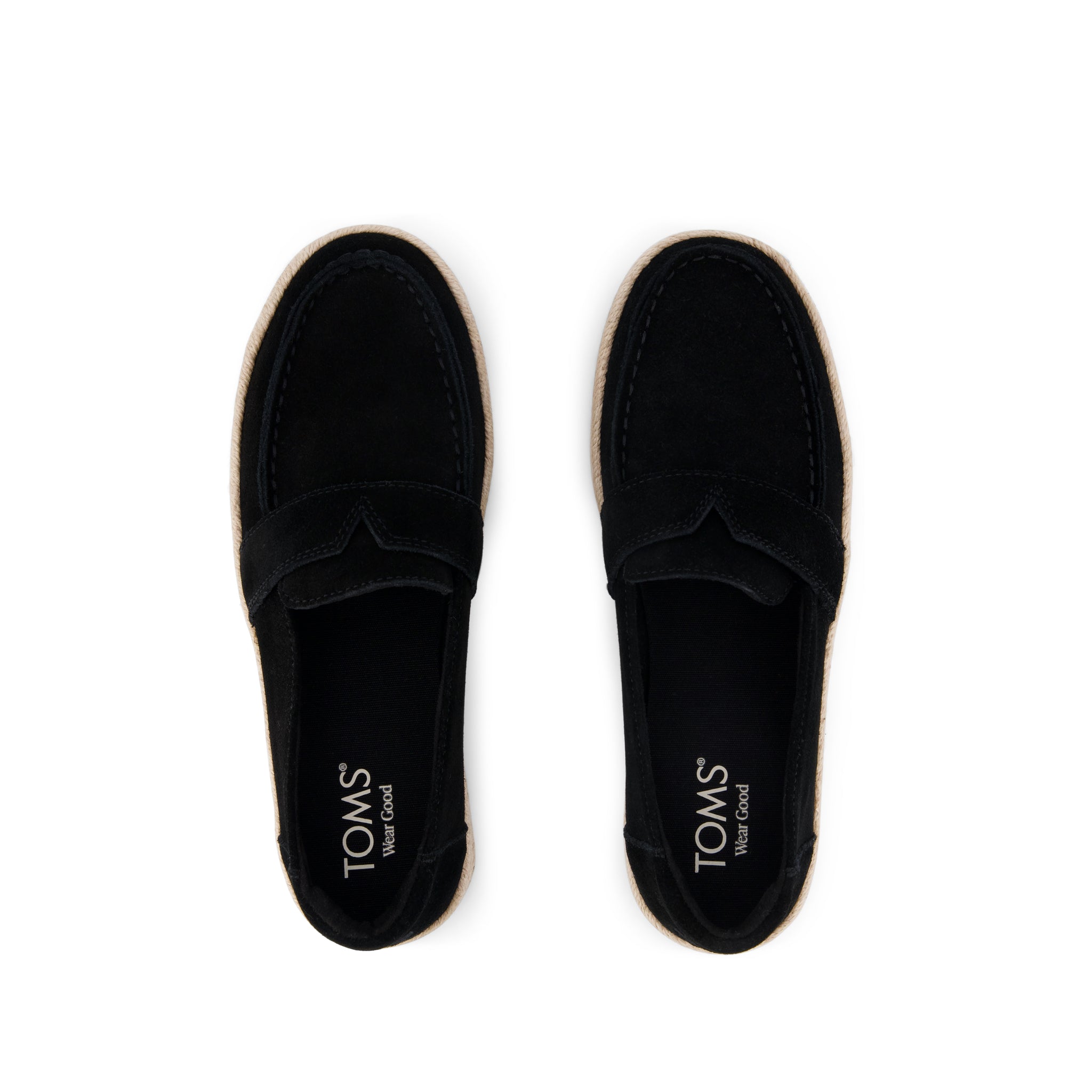 Blakely Loafer Espadrille Black Suede