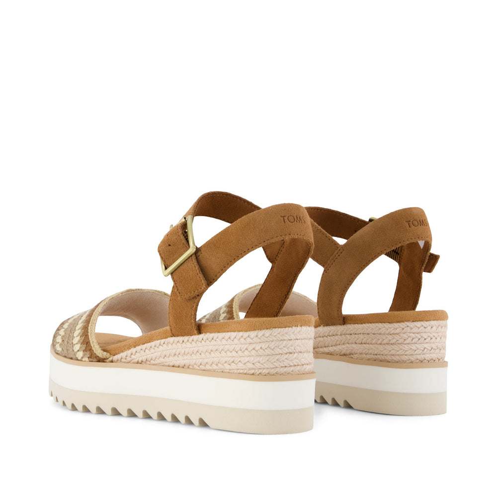 Diana Wedge Sandal Almond Crochet