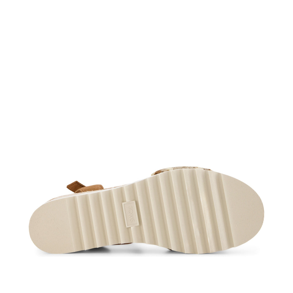 Diana Wedge Sandal Almond Crochet