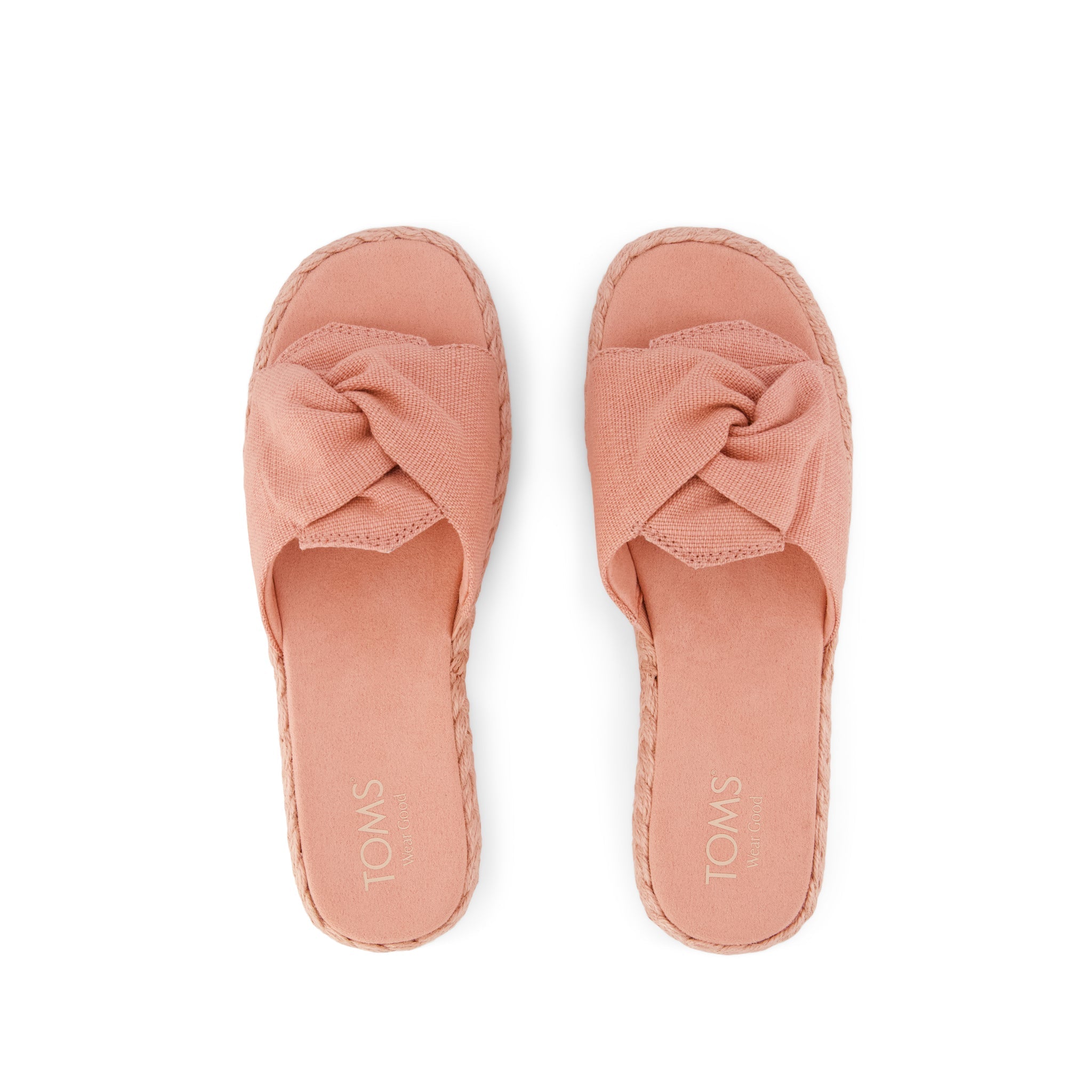 Abby Slide Flatform  Espadrille Sandal Bloom Heritage Canvas